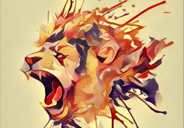 ANGRY LION