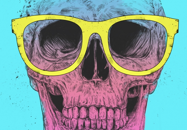 Blue Skull 